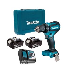 Makita DDF485RTJ Perceuse visseuse 18V Li-Ion LXT 2x5Ah batteries,  chargeur en coffret