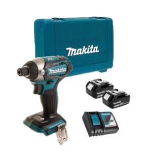 Makita DTD155RTJ Visseuse à choc sans fil LXT 2 x 5.0Ah chargeur en coffret