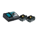 Makita 197490-7 Kit de source d'énergie Li 18V 2 X 4Ah + DC18RC Chargeur