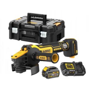 Dewalt DCG409VST1-QW Meuleuse d'angle Accu Flexvolt Advantage 125 mm vitesse variable 18V avec 1 X 6 Ah batterie + chargeur en TSTAK