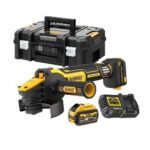Dewalt DCG409VSX1-QW Meuleuse d'angle Accu Flexvolt Advantage 125 mm vitesse variable 18V avec 1 X 9 Ah batterie + chargeur en TSTAK