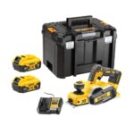 Dewalt DCP580P2-QW Rabot XR 18V Li-Ion 2 X 5,0 Ah Batteries + chargeur en coffret TSTAK