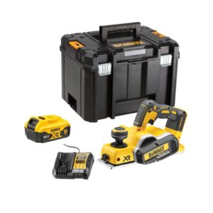 Dewalt DCP580P1-QW Rabot XR 18V Li-Ion 1 X 5,0 Ah Batteries + chargeur en coffret TSTAK
