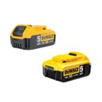 Dewalt DCB184P2 Lot de batteries 2 x DCB184 18V Li-Ion XR -2 X 5.0Ah