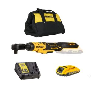 Dewalt DCF512D1-QW Clé à cliquet sans fil 18V XR 1/2' 95Nm - 1 X 2.0 Ah Batterie + chargeur en sac