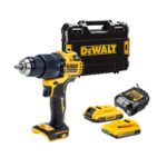 Dewalt DCD709D2T-QW Perceuse à percussion sans fil XR 18V 65Nm 2 vitesses - 2 X 2.0 Ah Batterie, chargeur en coffret