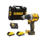 Dewalt DCD800H2T-QW Perceuse visseuse 18V XR 90 Nm + 2 x 5,0Ah Batteries Powerstack + Chargeur + Coffret T-STAK