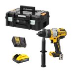 Dewalt DCD999H1T-QW Premium Perceuse-visseuse à percussion XRP 18V + 1 x 5,0Ah Batterie Powerstack + Chargeur + Coffret T-STAK
