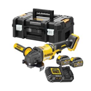 Dewalt DCG418T2-QW Meuleuse XR - 125mm - 54V - XR Flexvolt - 2 x 6,0 Ah + chargeur en T-Stak