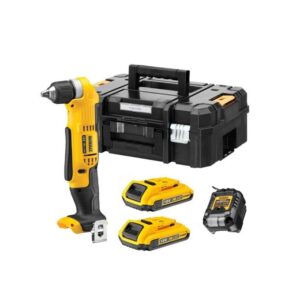 Dewalt DCD740D2-QW Perceuse d'angle 18V - 2 X 2.0Ah Batreries + chargeur en Tstak