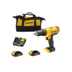 Dewalt DCD771S2-QW Perceuse visseuse sans fil XR 18V Li-Ion 2X1.5Ah Batteries + chargeur et sac de transport