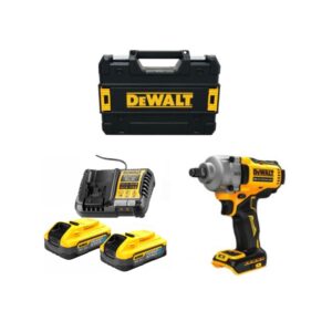 Dewalt DCF891H2T-QW Clé à Chocs 18V XR - 2 batteries 5.0Ah PowerStack + chargeur + coffret T-STAK
