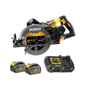 Dewalt DCS577T2-QW Scie circulaire sans fil 54V 190 mm XR Flexvolt - 2 x 6,0 Ah Batteries + chargeur