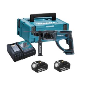 Makita DHR202RFJ Perforateur burineur SDS-Plus Li-Ion 18V LXT (2x3,0 Ah),chargeur en MAKPAC