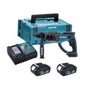 Makita DHR202RMJ Perforateur burineur SDS-Plus Li-Ion 18V LXT (2x4,0 Ah),chargeur en MAKPAC