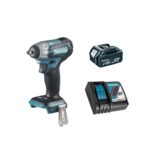 Makita DTW180RT1 Boulonneuse a chocs 180Nm 3/8 18V + 1 x 5.0Ah Batteries + chargeur