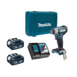 Makita DTW180RTJ Boulonneuse a chocs LXT 180Nm 3/8 18V - 2X5.0Ah Batteries + chargeur + coffret