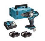 Makita DHP489RTJ Perçeuse à Percussion LXT 18 V Li-ion - 2X5.0Ah Batteries + chargeur en coffret