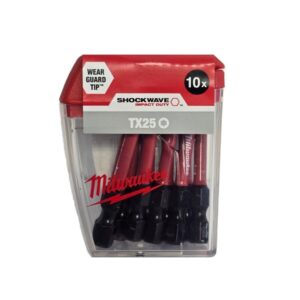 Milwaukee 4932430882 Embouts TX25 50mm – Boite de 10