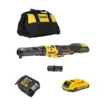 Dewalt DCF510D1-QW Clé à cliquet sans fil 18V 1/2" 3/8" - 1 x 2.0Ah batterie + chargeur en sac