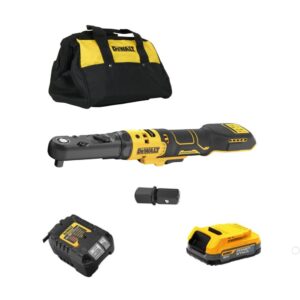 Dewalt DCF510E1-QW Clé à cliquet sans fil 18V 1/2" 3/8" - 1 x 1.7Ah POWERSTACK batterie + chargeur en sac