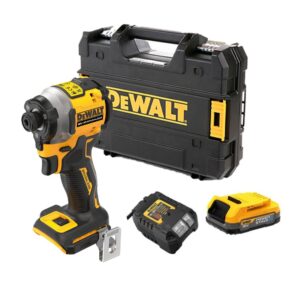 Dewalt DCF850E1T Visseuse à chocs ultra compacte XR 18V 1 x 1,7Ah Li-Ion Brushless – POWERSTACK