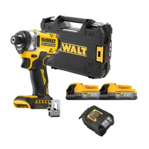 Dewalt DCF860E2T-QW Visseuse à chocs XR 282Nm 18V 2 x 1,7Ah PowerStack + chargeur en Coffret TSTAK