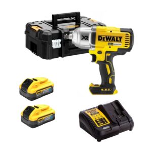 Dewalt DCF899H2-QW Boulonneuse à chocs 18V - 2 x 5,0Ah PowerStack + chargeur en Coffret TSTAK