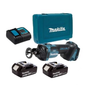 Makita DCO181RTJ Affleureuse plaque de plâtre 18V Li-Ion LXT + 2 x 5.0Ah Batterie + chargeur en coffret