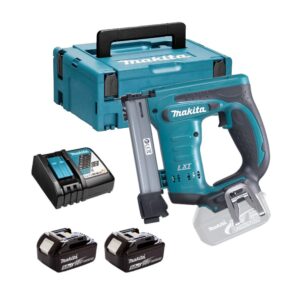 Makita DST221RTJ Agrafeuse 18V LXT Li-Ion 10-13-16-19-22 mm - 2 x 5.0Ah Batteries + chargeur en coffret