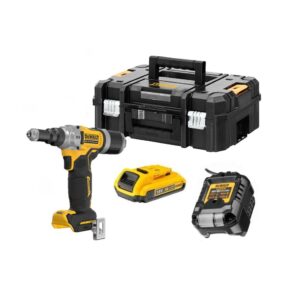Dewalt DCF414D1-QW Riveteuse sans fil  18 V 4.8-6.4mm - 1X2.0Ah Batterie + chargeur en T-STAK
