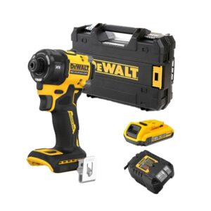 Dewalt DCF870D1T-QW Visseuse à chocs Hydraulique XR 18V 1/4″ Brushless 1 x 2,0Ah Batterie + chargeur en Coffret TSTAK