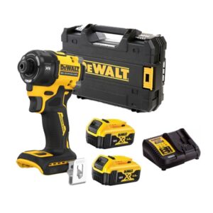 Dewalt DCF870P2T-QW Visseuse à chocs Hydraulique XR 18V 1/4″ Brushless 2 x 5,0Ah Batteries + chargeur en Coffret TSTAK