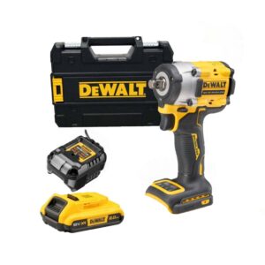 Dewalt DCF921D1T-QW Clé à Chocs 1/2" 406Nm 18V XR + 1X2.0 Ah Batterie + chargeur en Coffret TSTAK