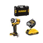 Dewalt DCF922D1T-QW Clé à choc sans fil sans charbon 18V Li-ion XR – 1 X 2.0Ah Batrerie + chargeur en Tstak