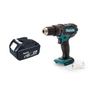 Makita DHP482M1 Perceuse à percussion 18V LXT 1 x 4.0 Ah Batterie sans chargeur