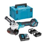 Makita DGA513RTJ  Meuleuse d'angle 125 mm 18V LXT 2X5.0Ah Batteries + chargeur en Makpac