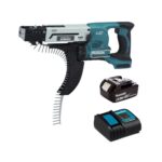 Makita DFR550RT1 Visseuse à placo automatique 18V LXT – 1 x 5.0Ah Batterie + chargeur