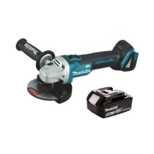 Makita DGA504T1 Meuleuse 18V 125 mm – 1 x 5.0Ah Batterie – sans chargeur