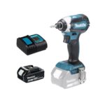 Makita DTD173RF1 Visseuse a Chocs 1/4" Li-ion LXT 18V 180Nm – 1 x 3.0Ah Batterie + chargeur