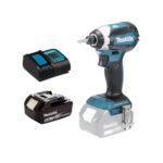 Makita DTD173RT1 Visseuse a Chocs 1/4" Li-ion LXT 18V 180Nm – 1 x 5.0Ah Batterie + chargeur