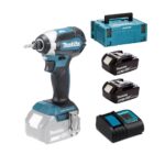 Makita DTD173RTJ Visseuse a Chocs 1/4" Li-ion LXT 18V 180Nm  – 2X5.0Ah Batteries + chargeur en Makpac