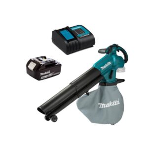 Makita DUB187T001 Souffleur broyeur de feuilles 18V LXT – 1 x 5.0Ah Batterie + chargeur