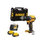 Dewalt DCD799P2T-QW Perceuse-visseuse à percussion 18V XR Li-ion 74 Nm – 2 X 5,0Ah Batteries, chargeur en coffret