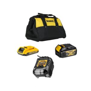 Dewalt DCB1102MDR-QW Pack 2 batteries 4.0Ah + 2.0Ah XR 18V Li-Ion + chargeur