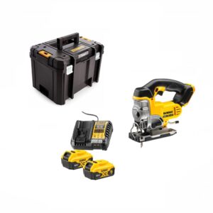 Dewalt DCS331 P2 Scie Sauteuse + 2 X 5 Ah Batteries + chargeur et Coffret TSTAK