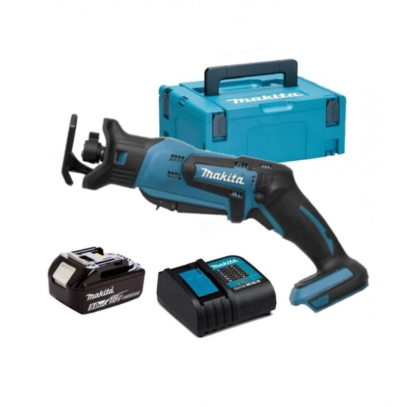 DJR183RT1J Makita Scie sabre 18V LXT Li-Ion – 1 x 5.0Ah Batteries + chargeur en coffret
