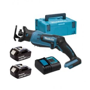 Makita DJR183RTJ Scie sabre 18V LXT Li-Ion – 2 x 5.0Ah Batteries + chargeur en coffret