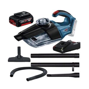 Bosch Professional GAS 18V-1 Aspirateur sans fil 18V - 06019C6200 + 1x 4.0Ah batterie GBA 18V + Chargeur GAL 18V-40