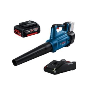 Bosch Professional GBL 18V-750 Souffleur 18V 198 km/h - 06008D2000 + 1x 4.0Ah batterie GBA 18V + Chargeur GAL 18V-40